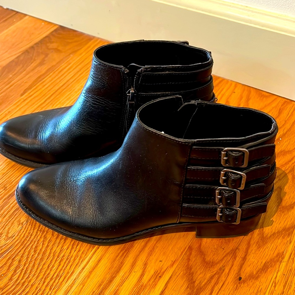 Franco Sarto low boots with buckle embellishments